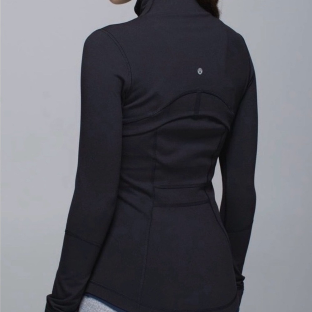 Lululemon Black Define Jacket Thumbholes Full Zip Jacket